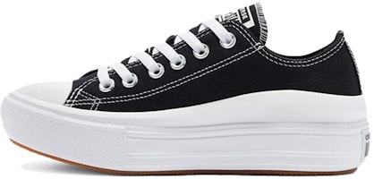 (Women) Converse Chuck Taylor All Star Move Low 'Black' 570256C (Women) Converse Chuck Taylor All Star Move Low 'Black' 570256C