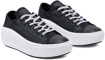 (W) Converse Chuck Taylor All Star Move Low 'Negro Blanco' 570794C Lookbook (W) Converse Chuck Taylor All Star Move Low 'Negro Blanco' 570794C