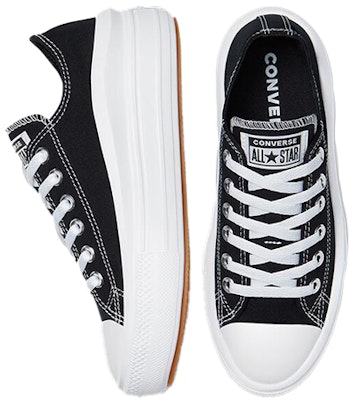 (Women) Converse Chuck Taylor All Star Move Low 'Black' 570256C Purchase (Women) Converse Chuck Taylor All Star Move Low 'Black' 570256C