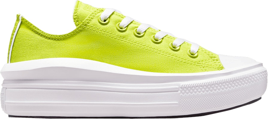 (Women) Converse Chuck Taylor All Star Move Low 'Lime Twist' 572072C Buy (Women) Converse Chuck Taylor All Star Move Low 'Lime Twist' 572072C
