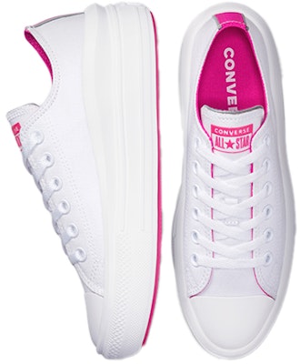 (Women) Converse Chuck Taylor All Star Move Low 'White Purple' 572071C Lookbook (Women) Converse Chuck Taylor All Star Move Low 'White Purple' 572071C