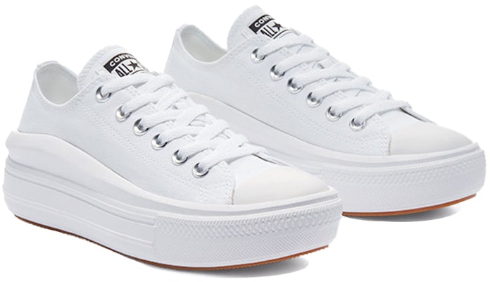 (W) 匡威Chuck Taylor All Star Move低帮“白色” 570257C Lookbook (W) 匡威Chuck Taylor All Star Move低帮“白色” 570257C