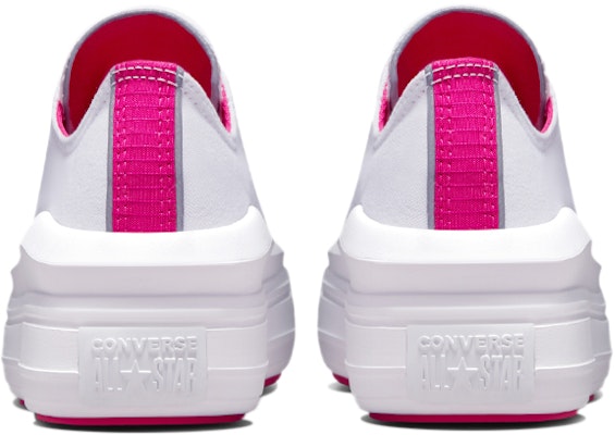 (Women) Converse Chuck Taylor All Star Move Low 'White Purple' 572071C Shop (Women) Converse Chuck Taylor All Star Move Low 'White Purple' 572071C