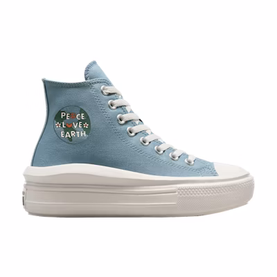 (W) Converse Chuck Taylor All Star Move Platform High 'Peace, Love, Earth'