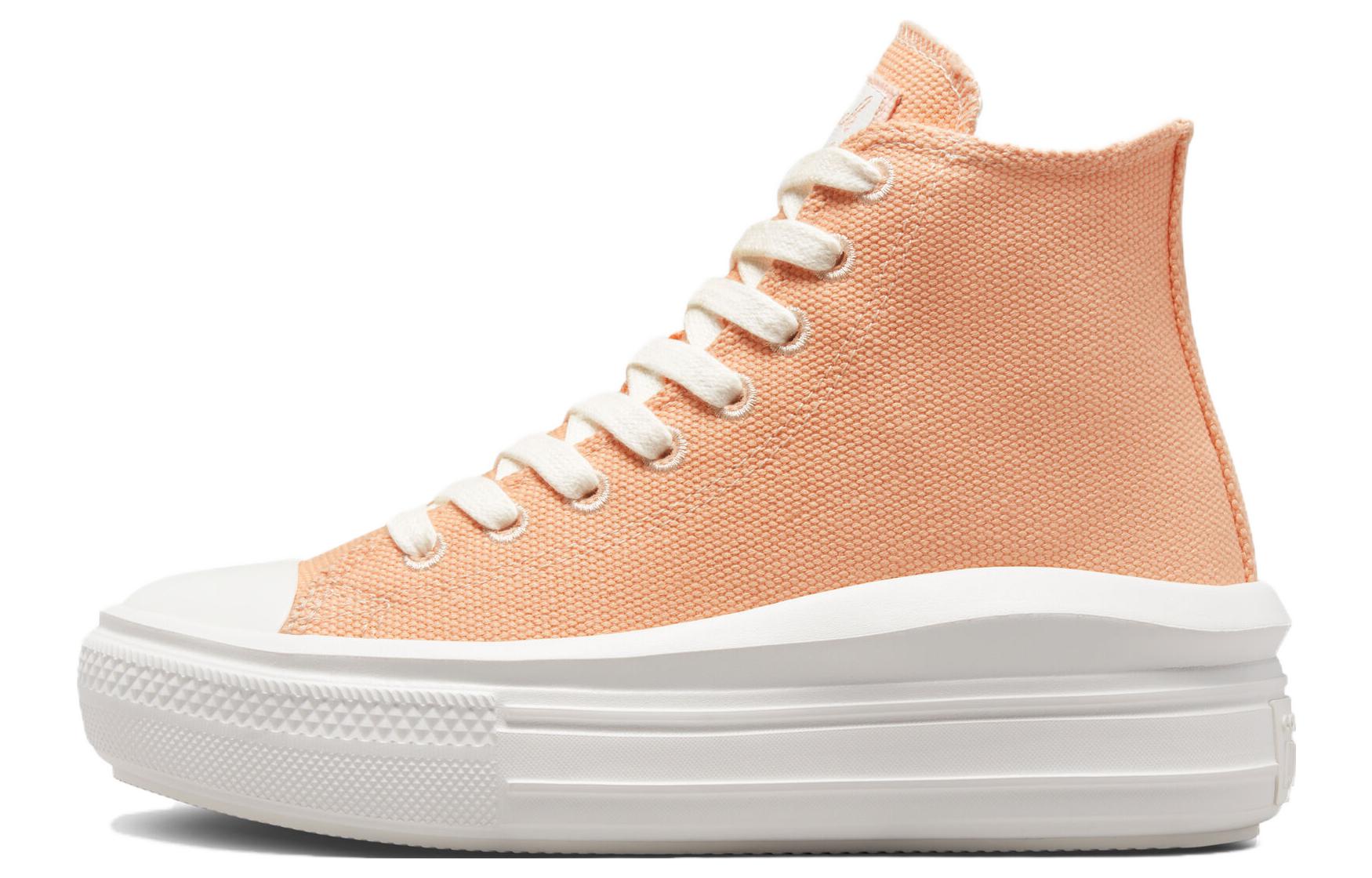 (Women) Converse Chuck Taylor All Star Move Platform 'Oversized Patch Orange' A06103C