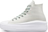 Buy Converse Chuck Taylor All Star Move 平台款 高筒增厚休閒帆布鞋 女款 灰綠色