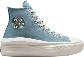 (Women) Converse Chuck Taylor All Star Move Platform High 'Peace, Love, Earth' A08194C (Women) Converse Chuck Taylor All Star Move Platform High 'Peace, Love, Earth' A08194C