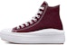 (W) Converse Chuck Taylor All Star Move Platform High 'Dark Beetroot' Wanita A02430C