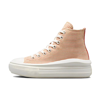 (W) Converse Chuck Taylor All Star Move Platform High 'Checkered - Rhubarb Pie'