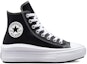Order (W) Converse Chuck Taylor All Star Move Platform Tinggi 'Kulit - Hitam' A04294C