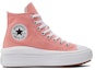 Order (W) Converse Chuck Taylor All Star Move Platform Tinggi 'Lawn Flamingo' A03544C