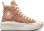 Order (W) Converse Chuck Taylor All Star Move Platform High 'Sherpa - Coklat Champagne' A04259C