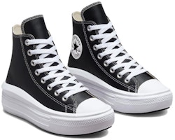 (W) Converse Chuck Taylor All Star Move Platform Tinggi 'Kulit - Hitam' A04294C Lookbook (W) Converse Chuck Taylor All Star Move Platform Tinggi 'Kulit - Hitam' A04294C