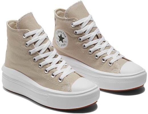 (Women) Converse Chuck Taylor All Star Move Platform High 'Beach Stone' A04365C Lookbook (Women) Converse Chuck Taylor All Star Move Platform High 'Beach Stone' A04365C