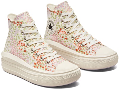 (W) Converse Chuck Taylor All Star Move Platform High 'Floral' Bunga. A01593C Lookbook (W) Converse Chuck Taylor All Star Move Platform High 'Floral' Bunga. A01593C