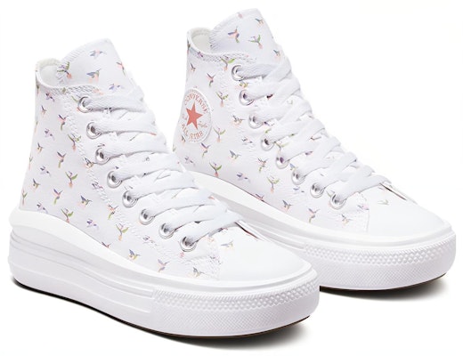 (Women) Converse Chuck Taylor All Star Move Platform High 'Hummingbirds' A01021C Lookbook (Women) Converse Chuck Taylor All Star Move Platform High 'Hummingbirds' A01021C