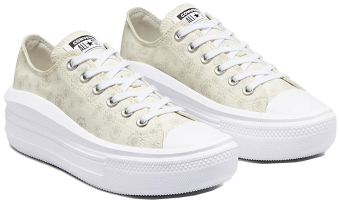 (W) 匡威Chuck Taylor All Star Move低帮增高'单色花卉' A00841C Lookbook (W) 匡威Chuck Taylor All Star Move低帮增高'单色花卉' A00841C