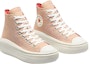Lookbook (W) Converse Chuck Taylor All Star Move Platform High 'Checkered - Rhubarb Pie' Malay A05130C