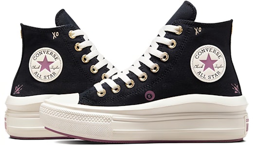 (W) Converse Chuck Taylor All Star Move Plataforma Alta 'Tiny Tattoos' A07136C Lookbook (W) Converse Chuck Taylor All Star Move Plataforma Alta 'Tiny Tattoos' A07136C
