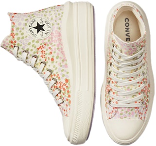 (W) Converse Chuck Taylor All Star Move Platform High 'Floral' Bunga. A01593C Shop (W) Converse Chuck Taylor All Star Move Platform High 'Floral' Bunga. A01593C