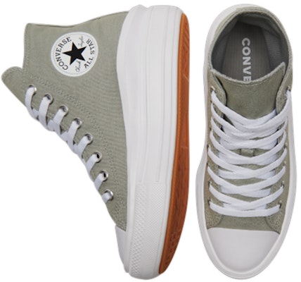 (W) 匡威Chuck Taylor All Star Move鞋底高帮'季节色 - 板岩鼠尾草胶' A00562C Shop (W) 匡威Chuck Taylor All Star Move鞋底高帮'季节色 - 板岩鼠尾草胶' A00562C