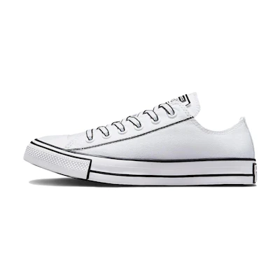 (W) Converse Chuck Taylor All Star Outline Sketch OX 'White Black'
