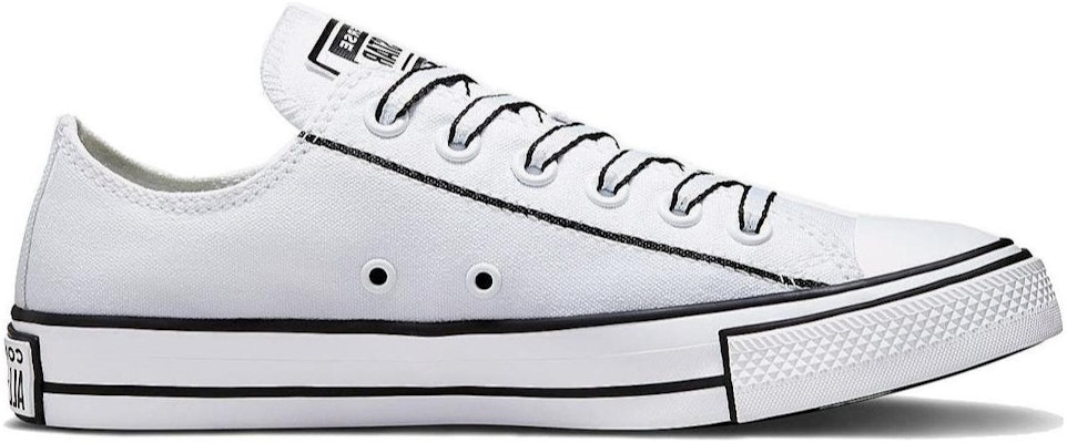 Converse All Star 70 耐磨防滑 低筒 帆布鞋 女式 白黑 Order Converse All Star 70 耐磨防滑 低筒 帆布鞋 女式 白黑