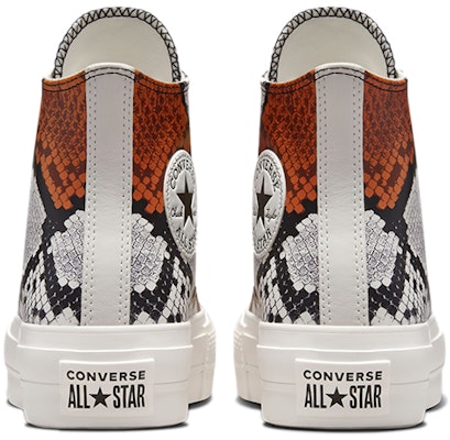 (W) Converse Chuck Taylor All Star Platform 'Authentic Glam - Kulit Ular Oren' 573082C Shop (W) Converse Chuck Taylor All Star Platform 'Authentic Glam - Kulit Ular Oren' 573082C