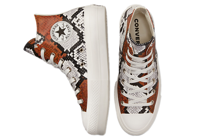 Purchase (W) Converse Chuck Taylor All Star Platform 'Authentic Glam - Kulit Ular Oren' 573082C