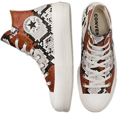 (W) Converse Chuck Taylor All Star Platform 'Authentic Glam - Kulit Ular Oren' 573082C Purchase (W) Converse Chuck Taylor All Star Platform 'Authentic Glam - Kulit Ular Oren' 573082C