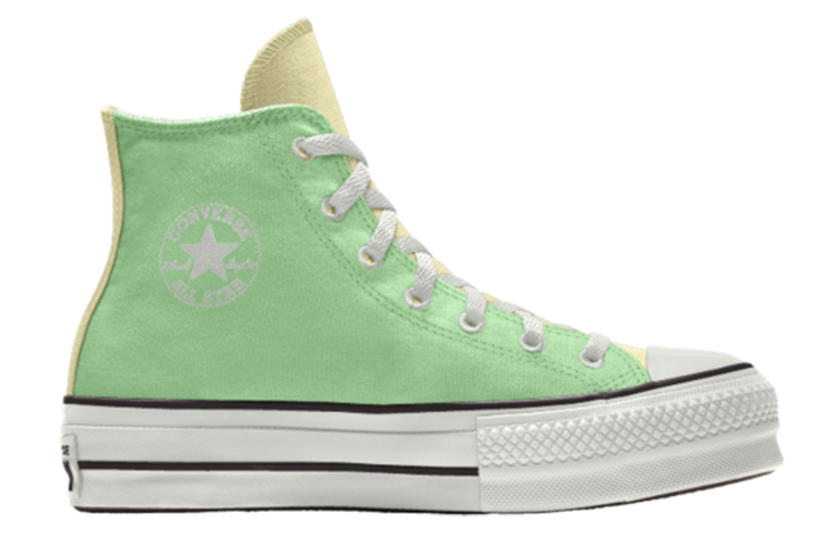 (W) Converse Chuck Taylor All Star Platform 'Green Yellow Patchwork' 圖 2