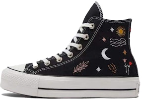 (Women) Converse Chuck Taylor All Star Platform High 'It's Okay To Wander - Black' 571085C (Women) Converse Chuck Taylor All Star Platform High 'It's Okay To Wander - Black' 571085C