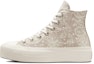 Buy (W) Converse Chuck Taylor All Star Platform High 'Fall Florals - String' Wanita. 572542C
