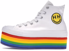 (Women) Converse Chuck Taylor All Star Platform High Miley Cyrus Pride (2018) 'Multi' 562251C (Women) Converse Chuck Taylor All Star Platform High Miley Cyrus Pride (2018) 'Multi' 562251C