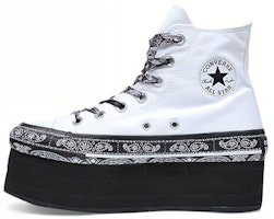 (Women) Converse Chuck Taylor All Star Platform High Miley Cyrus White 562240C (Women) Converse Chuck Taylor All Star Platform High Miley Cyrus White 562240C