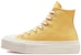 (W) Converse Chuck Taylor All Star Platform Tinggi 'Hybrid Texture - Saturn Gold' 571670C