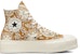 (W) Converse Chuck Taylor All Star Platform High 'Fall Florals - Wheat' - Bunga Musim Gugur. 572541C