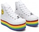 Lookbook (W) Converse Miley Cyrus x Chuck Taylor All Star Platform Tinggi 'Pride Putih Pelbagai' 562251C