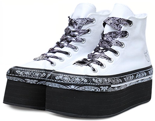 (Women) Converse Chuck Taylor All Star Platform High Miley Cyrus White 562240C Lookbook (Women) Converse Chuck Taylor All Star Platform High Miley Cyrus White 562240C