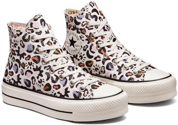 (W) Converse Chuck Taylor All Star Platform High 'Mystic World - Multi Leopard' Lelaki 572428C Lookbook (W) Converse Chuck Taylor All Star Platform High 'Mystic World - Multi Leopard' Lelaki 572428C
