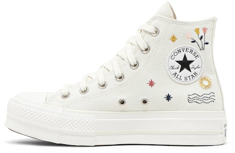 (W) Converse Chuck Taylor All Star Platform High 'It's Okay To Wander - Egret' Lelaki 571086C Lookbook (W) Converse Chuck Taylor All Star Platform High 'It's Okay To Wander - Egret' Lelaki 571086C