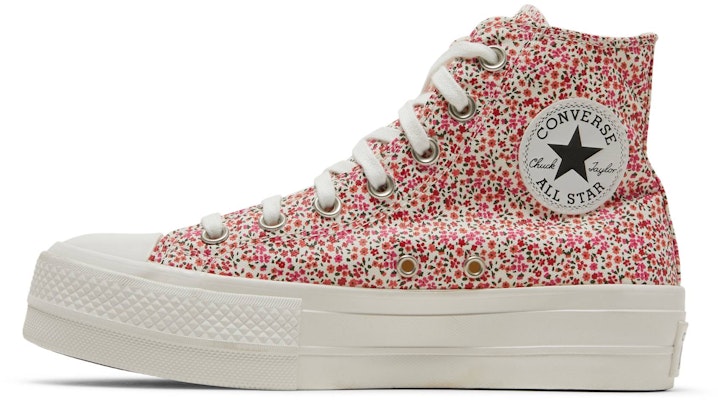 (W) Converse Chuck Taylor All Star Platform Tinggi 'Vintage Floral' 571889C Lookbook (W) Converse Chuck Taylor All Star Platform Tinggi 'Vintage Floral' 571889C