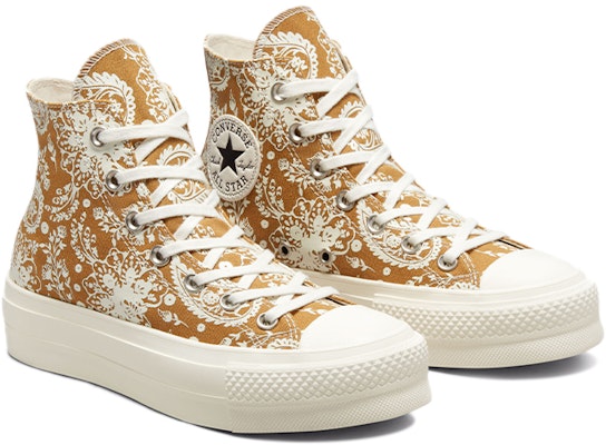 (Women) Converse Chuck Taylor All Star Platform High 'Fall Florals - Wheat' 572541C Lookbook (Women) Converse Chuck Taylor All Star Platform High 'Fall Florals - Wheat' 572541C