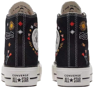 (W) Converse Chuck Taylor All Star Platform High 'It's Okay To Wander - Hitam' 571085C Shop (W) Converse Chuck Taylor All Star Platform High 'It's Okay To Wander - Hitam' 571085C
