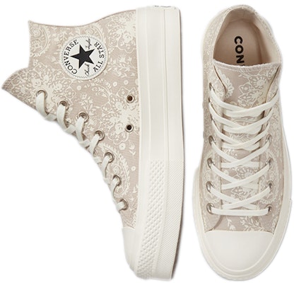 (W) Converse Chuck Taylor All Star Platform High 'Fall Florals - String' Wanita. 572542C Shop (W) Converse Chuck Taylor All Star Platform High 'Fall Florals - String' Wanita. 572542C