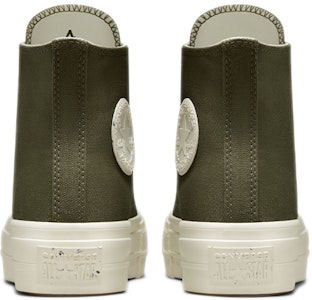 (W) Converse Chuck Taylor All Star 厚底高筒鞋「混合材質 - 軍綠色」 571669C Purchase (W) Converse Chuck Taylor All Star 厚底高筒鞋「混合材質 - 軍綠色」 571669C