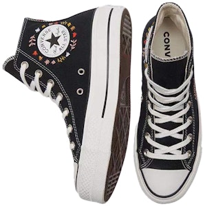 (W) Converse Chuck Taylor All Star Platform High 'It's Okay To Wander - Hitam' 571085C Purchase (W) Converse Chuck Taylor All Star Platform High 'It's Okay To Wander - Hitam' 571085C