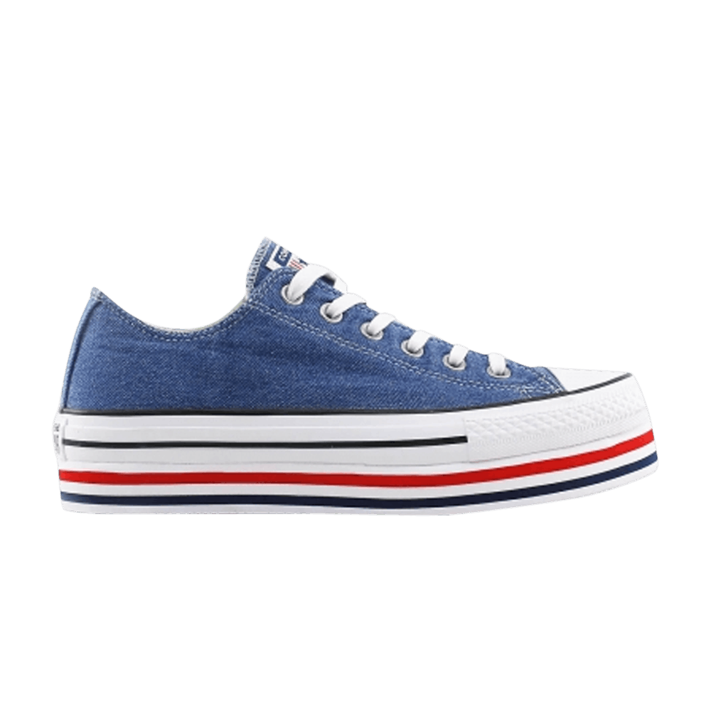 (Women) Converse Chuck Taylor All Star Platform Layer Low 'Mason Blue' 563973C