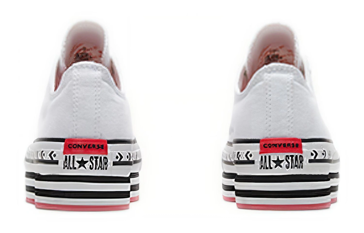(Women) Converse Chuck Taylor All Star Platform Layer Low 'Logo Play - White'