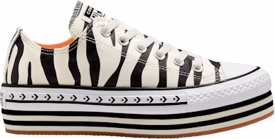 (Women) Converse Chuck Taylor All Star Platform Low 'Sunblocked - Zebra' 567865C (Women) Converse Chuck Taylor All Star Platform Low 'Sunblocked - Zebra' 567865C
